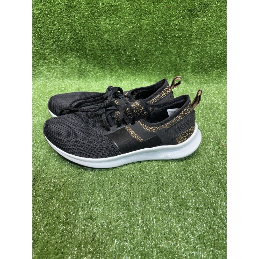 New Balance FuelCore Nergize Sport V1 Training Shoes Black Leopard Womens 7.5